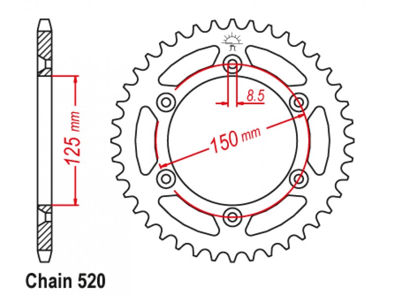 Pinion spate Gas Gas '21-'25/ KTM '93-'25/ Husqvarna '14-'25 (50 T) Enduro Expert otel ultra light JTR897.50 89750EE Pinion spate Gas Gas '21-'25/ KTM '93-'25/ Husqvarna '14-'25 (50 T) Enduro Expert otel ultra light JTR897.50 89750EE