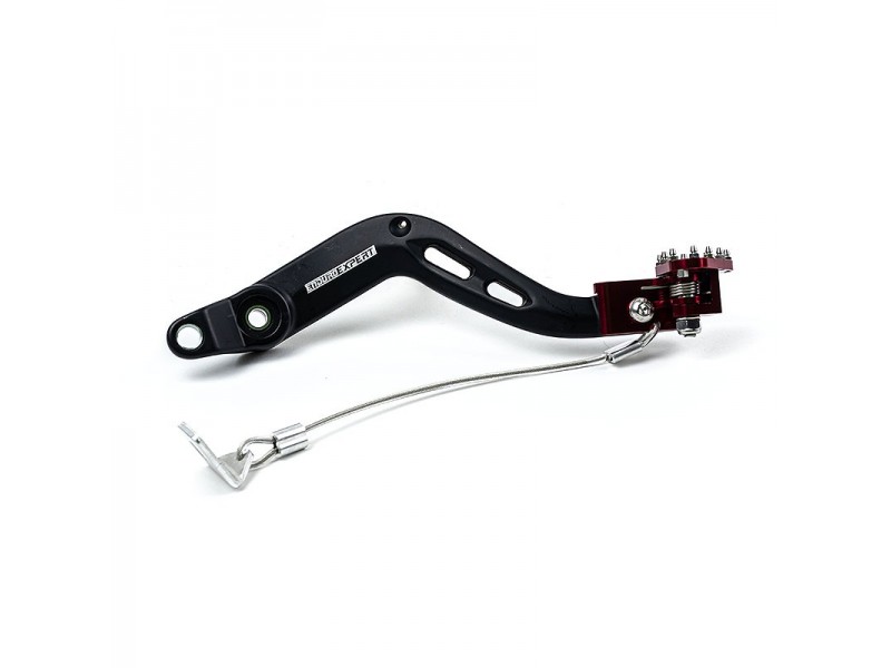Pedala frana Beta RR 2T/4T '13-'19 ( OEM 020.36.001.80.00/ 020.36.001.80.59) black/red Enduro Expert ASB151FEE