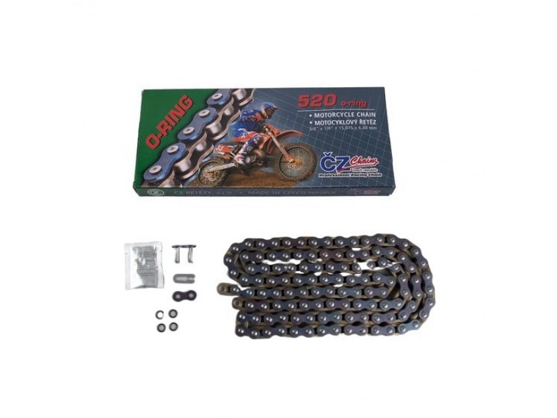 Lant transmisie CZ 520 RDO (118 zale) cu O-Ring CZ520RDO-118