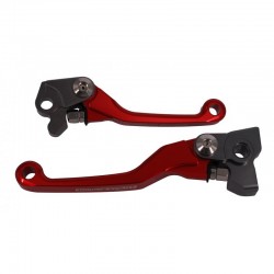 Set manete foldabile Beta RR 250/300 '13-'22 red Enduro Expert EE0683RD