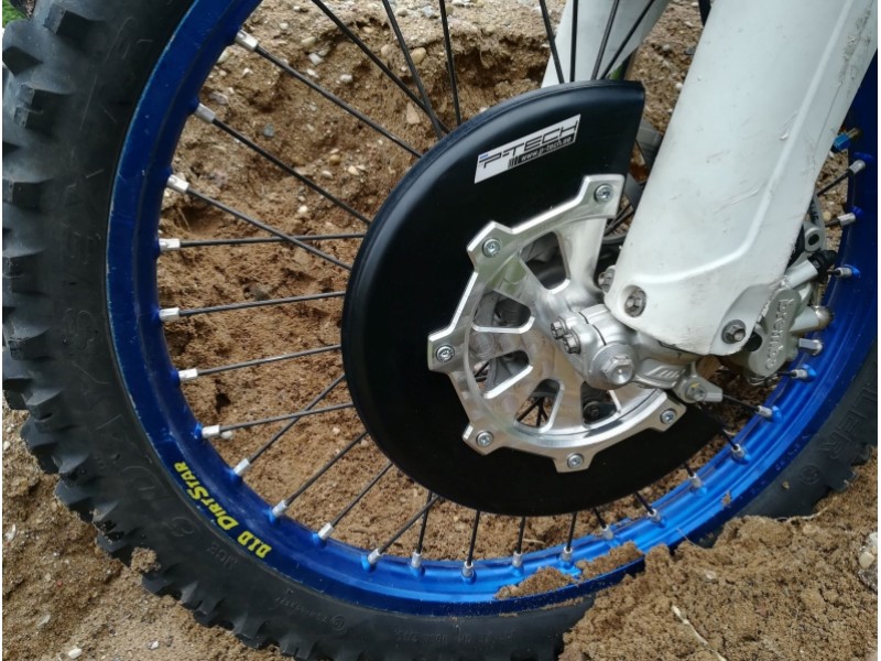 Protectie disc frana fata KTM EXC-F/SX-F/XC '16-'25/ HusqvarnaTE '16-'25 P-Tech EPK005 Protectie disc frana fata KTM EXC-F/SX-F/XC '16-'25/ HusqvarnaTE '16-'25 P-Tech EPK005