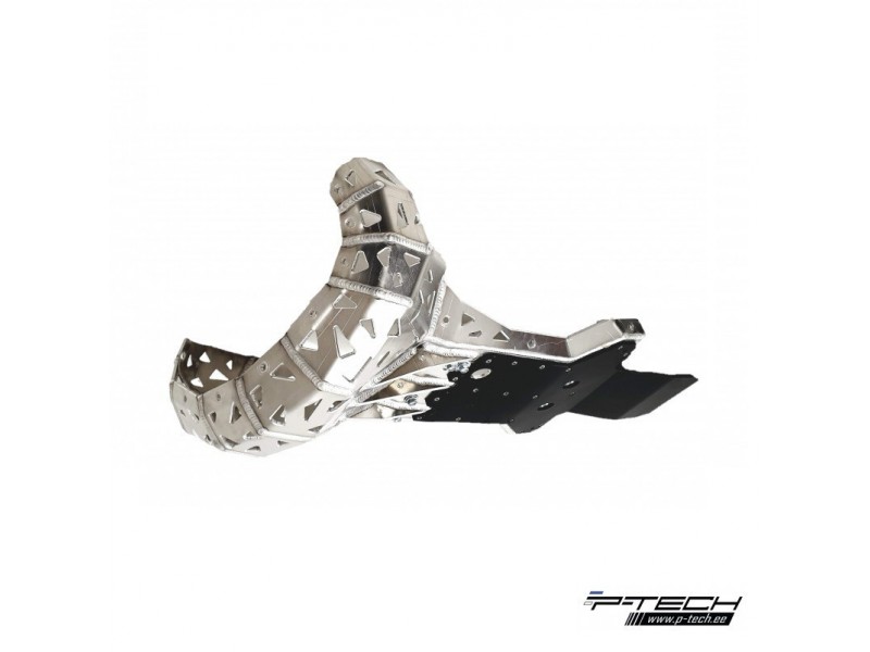 Scut motor cu protectie rezonator/linkage KTM EXC 250/300 '07-'16 / Husqvarna TE 250/300 '14-'16 P-TECH PK001H