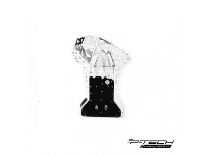 Scut motor cu protectie rezonator + extra protectie plastic KTM EXC 250/300 '07-'16 / Husqvarna TE 250/300 '14-'16 P-TECH PK001K Scut motor cu protectie rezonator + extra protectie plastic KTM EXC 250/300 '07-'16 / Husqvarna TE 250/300 '14-'16 P-TECH PK001K