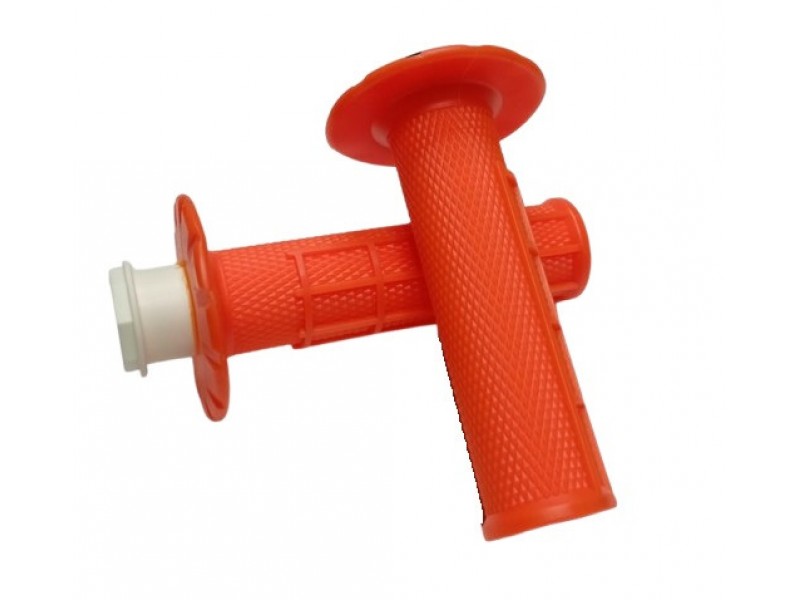 Mansoane lock-on enduro/motocross 2T/4T (6 adaptori) Orange Fluo Diamond SOFT PMT065 Mansoane lock-on enduro/motocross 2T/4T (6 adaptori) Orange Fluo Diamond SOFT PMT065