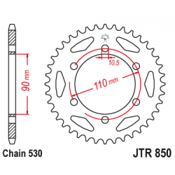 Pinion JT (spate) JTR850 33 dinti - XS650 Pinion JT (spate) JTR850 33 dinti - XS650
