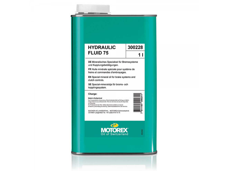 MOTOREX - HYDRAULIC FLUID 75 - 1L MOTOREX - HYDRAULIC FLUID 75 - 1L