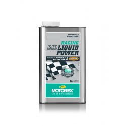 MOTOREX - AIR FILTER OIL - RACING BIO LIQUID POWER OIL - 1L MOTOREX - AIR FILTER OIL - RACING BIO LIQUID POWER OIL - 1L