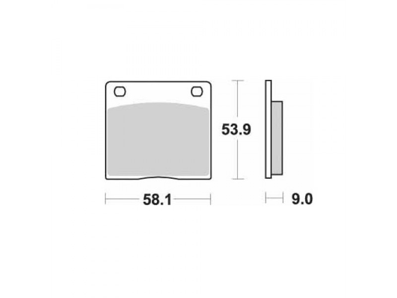 Set Placute Frana Sbs Street - Ceramic 512lf (Inlocuit Cu 570-512 / 512hf) Set Placute Frana Sbs Street - Ceramic 512lf (Inlocuit Cu 570-512 / 512hf)
