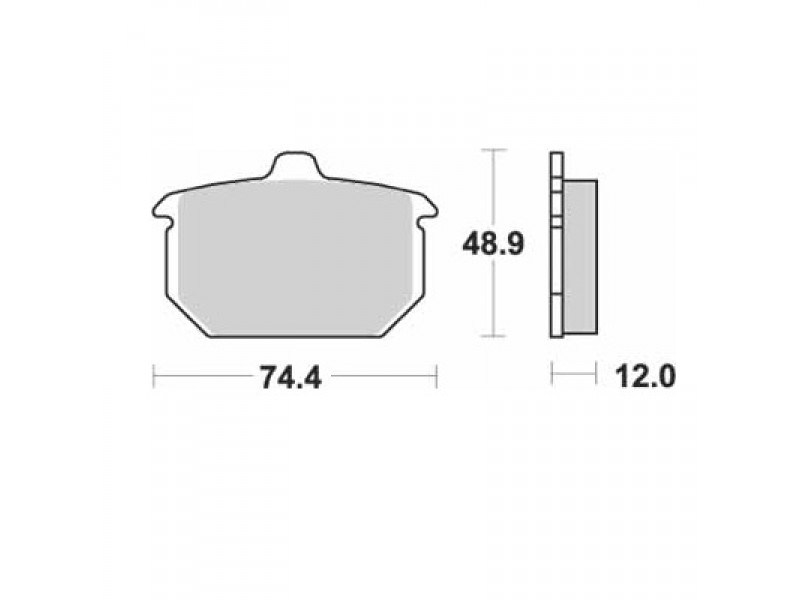 Set Placute Frana Sbs Street - Ceramic 549lf (Inlocuit Cu 570-549 / 549hf) Set Placute Frana Sbs Street - Ceramic 549lf (Inlocuit Cu 570-549 / 549hf)