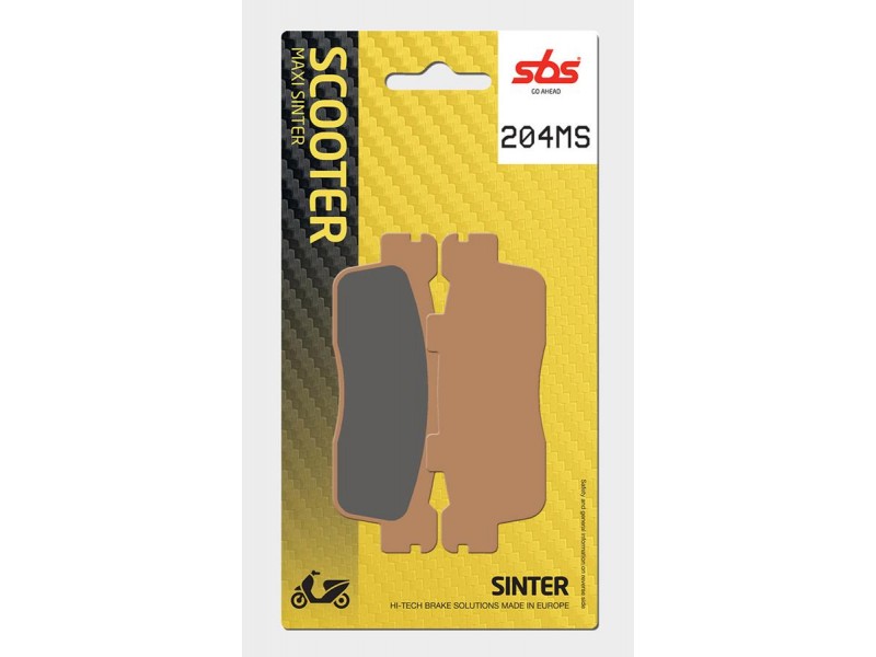 Set Placute Frana Sbs Scooter - Maxi Sinter 204ms Set Placute Frana Sbs Scooter - Maxi Sinter 204ms