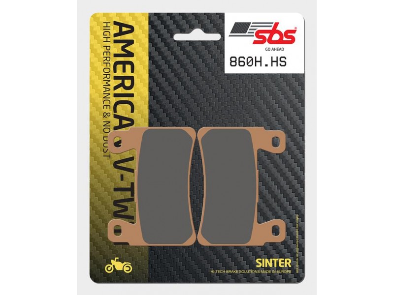 Set Placute Frana Sbs American V-Twin - Sinter 860h.Hs (Inlocuit Cu 575-860-1 / 860h.Hs)