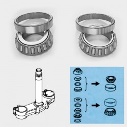 RULMENTI JUG (SET SUP. + INF.) - YAMAHA SSY125