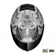 Casca integrala motociclete MT Revenge Skull & Rose gri/negru mat