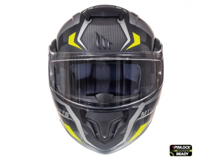 Casca modulabila motociclete MT Atom SV Divergence A12 negru/gri mat Pinlock ready (viziera tip MT-V-16)