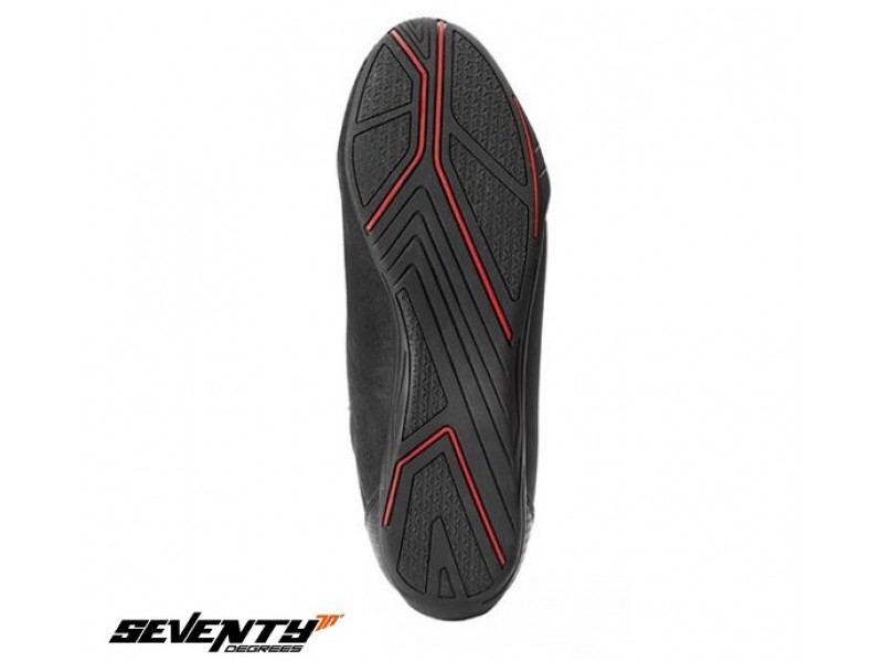 Ghete moto Urban Unisex Seventy model SD-BC6 culoare: negru/galben fluor