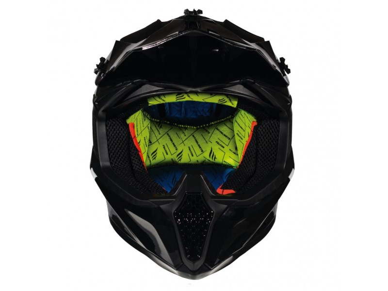 Casca off road MT Falcon solid A1 negru lucios Casca off road MT Falcon solid A1 negru lucios
