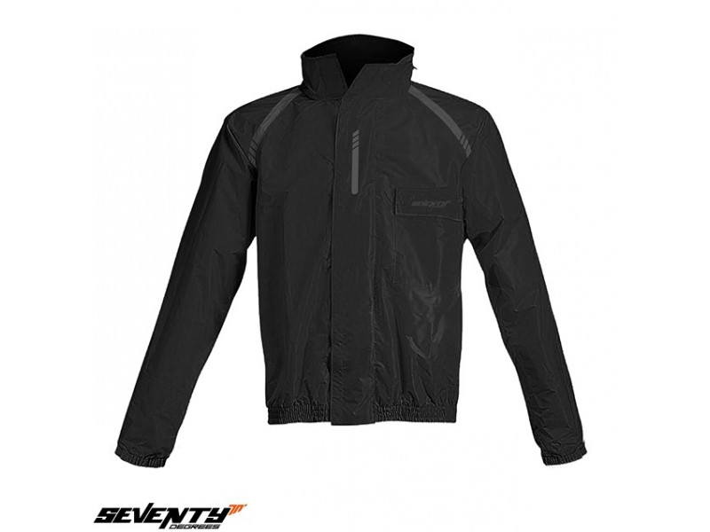 Costum moto ploaie (geaca+pantaloni) Seventy model SD-S1 culoare: negru (montare peste echipament) Costum moto ploaie (geaca+pantaloni) Seventy model SD-S1 culoare: negru (montare peste echipament)