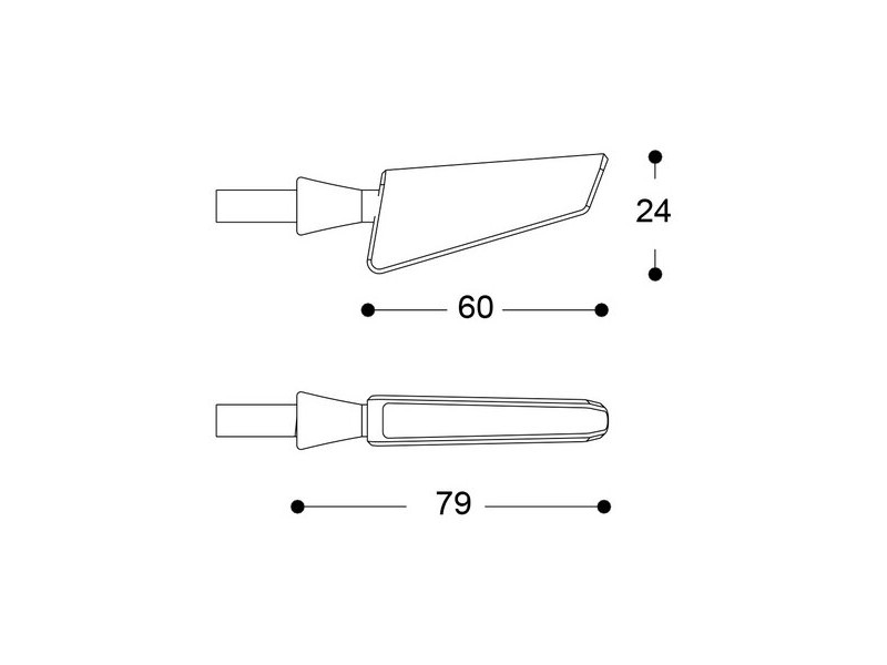 Semnalizatoare led secventiale BARRACUDA SQ-LED B-LUX(set) Color