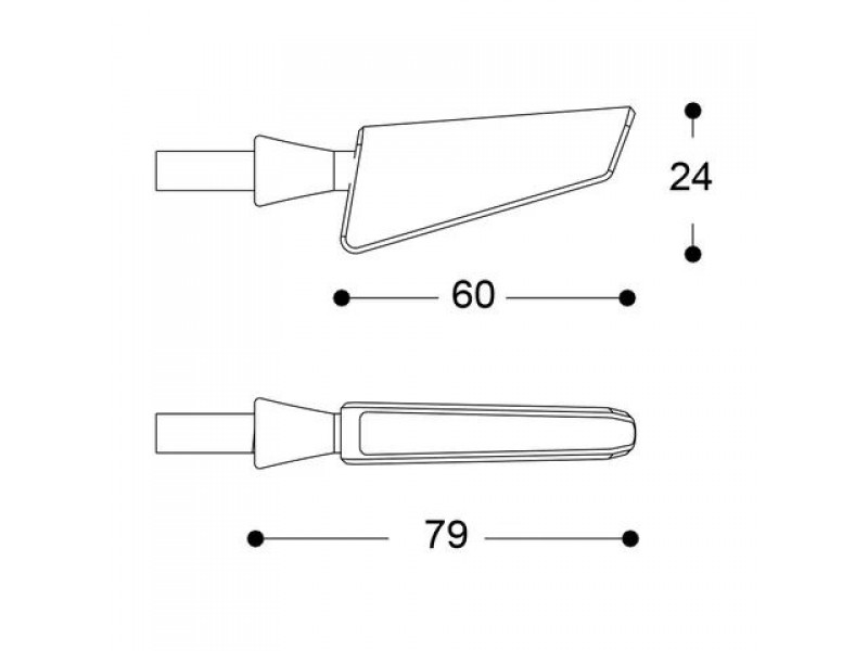 Semnalizatoare led secventiale BARRACUDA SQ-LED B-LUX(set) Color