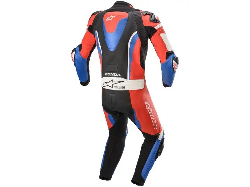 Combinezon de piele 1 piesa ALPINESTARS HONDA GP PRO V2 TECH-AIR COMPATIBLE