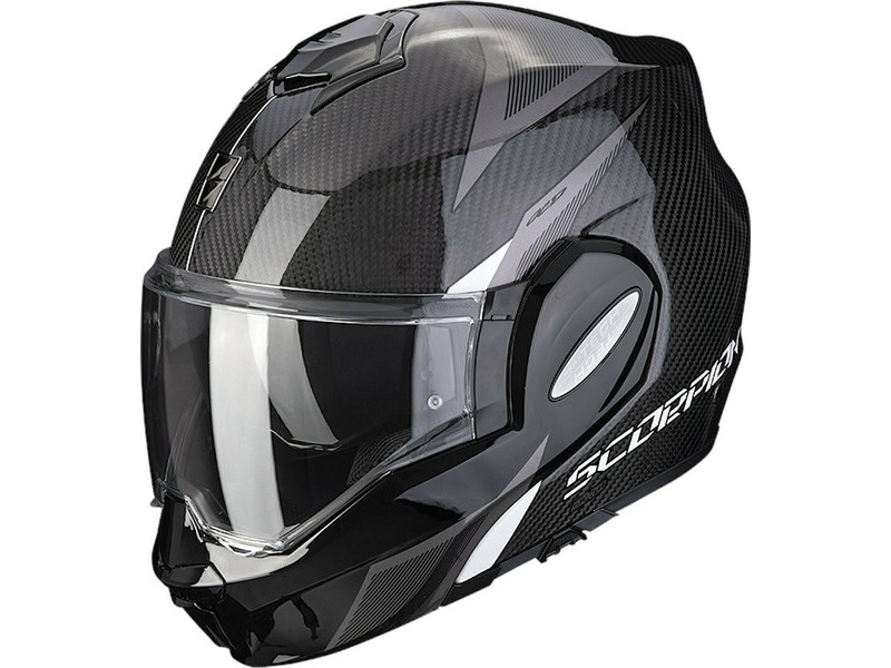 Casca modulara flip-back SCORPION EXO-TECH EVO CARBON TOP Casca modulara flip-back SCORPION EXO-TECH EVO CARBON TOP