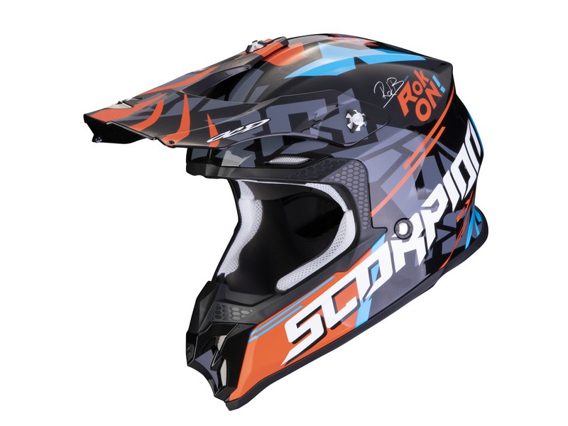 Casca cross-enduro SCORPION EXO VX-16 EVO AIR ROK