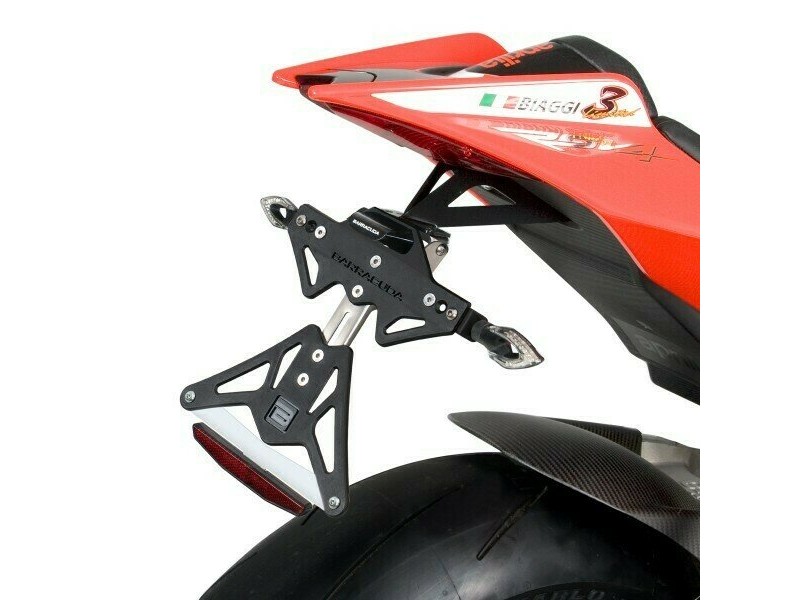 Kit suport numar de inmatriculare BARRACUDA pt Aprilia RSV4/ Tuono