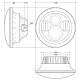 Far cu led DRAGON LIGHT - Barracuda