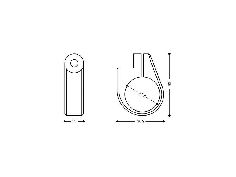 Adaptoare pentru capat de ghidon/oglinzi BARRACUDA