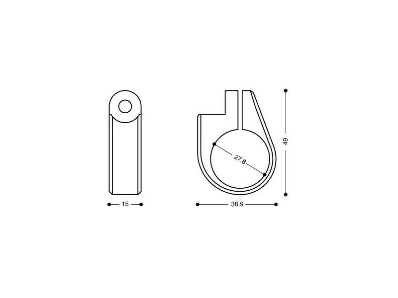 Adaptoare pentru capat de ghidon/oglinzi BARRACUDA