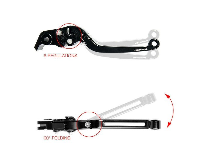 Kit manete frana si ambreiaj Barracuda pt HONDA CB 1000R (2018-2020) Kit manete frana si ambreiaj Barracuda pt HONDA CB 1000R (2018-2020)