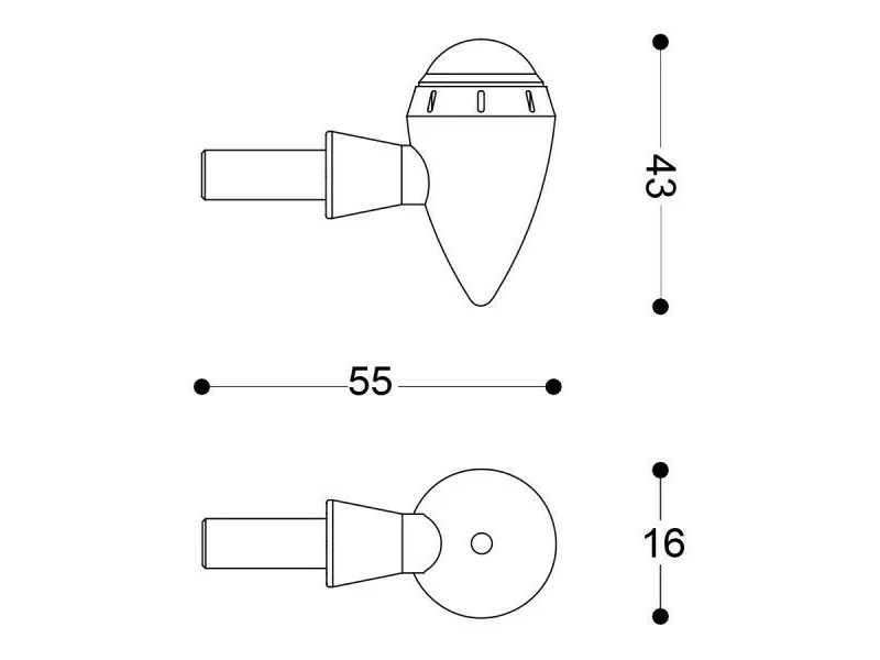 Semnalizatoare BARRACUDA S-LED B-LUX 3 in 1 (set)
