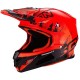 Casca cross-enduro SCORPION EXO VX-21 AIR MUDIRT Rosu fluo/Negru