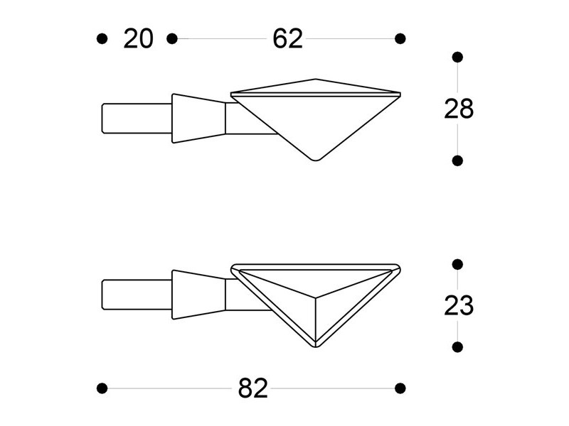 Semnalizatoare BARRACUDA Z-LED B-LUX (set) Semnalizatoare BARRACUDA Z-LED B-LUX (set)