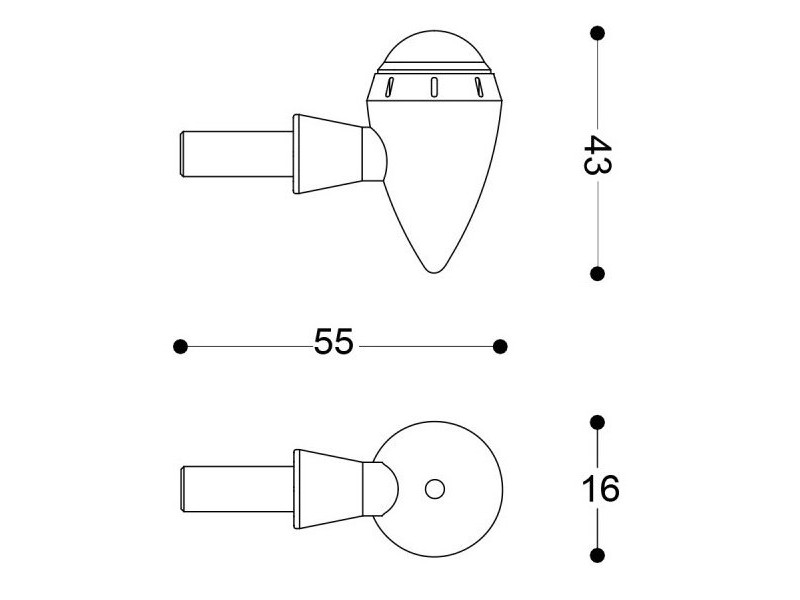 Semnalizatoare BARRACUDA S-LED B-LUX (set)