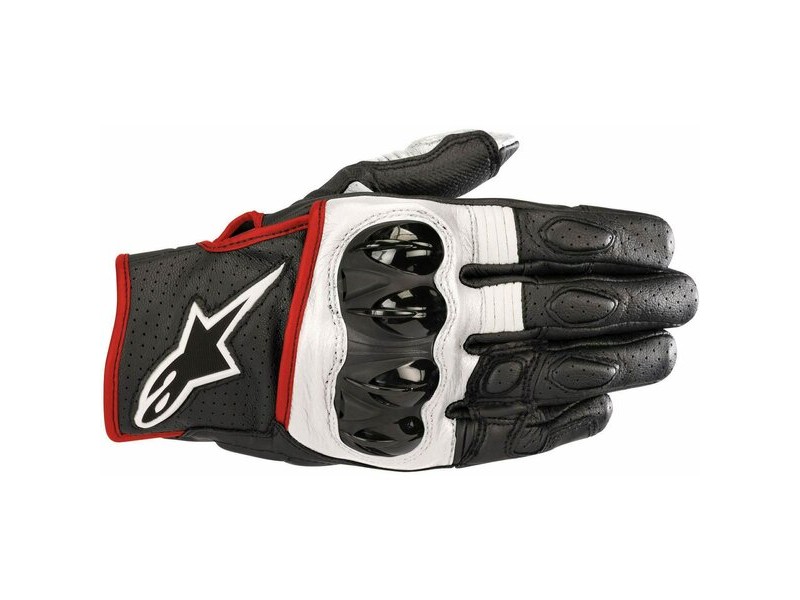 Manusi de piele sport Alpinestars Celer V2 Negru/Alb/Rosu Manusi de piele sport Alpinestars Celer V2 Negru/Alb/Rosu
