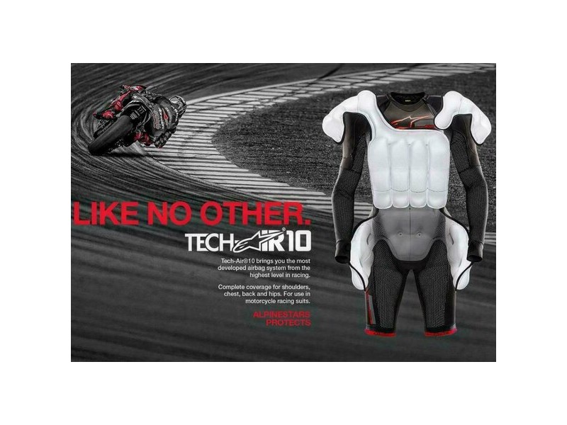 Sistem airbag race ALPINESTARS TECH-AIR 10 Negru/Rosu