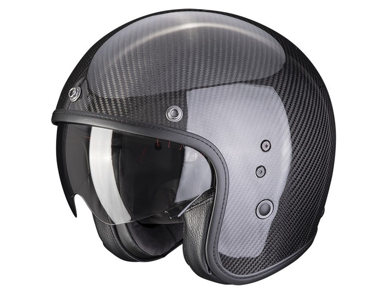 Casca open face SCORPION BELFAST EVO CARBON SOLID Casca open face SCORPION BELFAST EVO CARBON SOLID