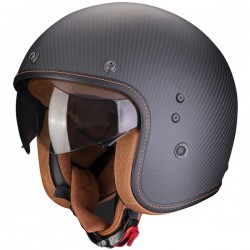 Casca open face SCORPION BELFAST EVO CARBON SOLID Casca open face SCORPION BELFAST EVO CARBON SOLID