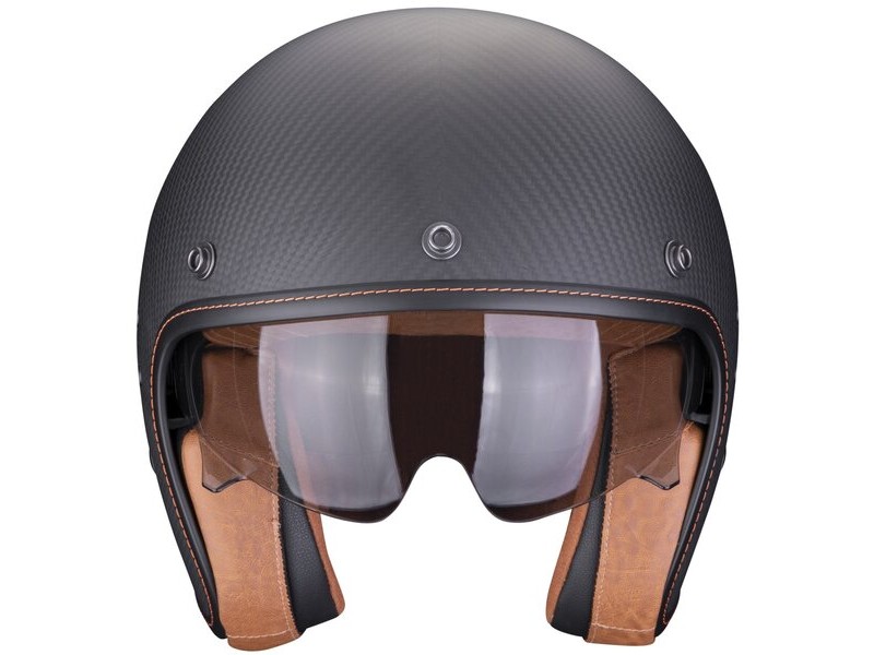 Casca open face SCORPION BELFAST EVO CARBON SOLID Casca open face SCORPION BELFAST EVO CARBON SOLID