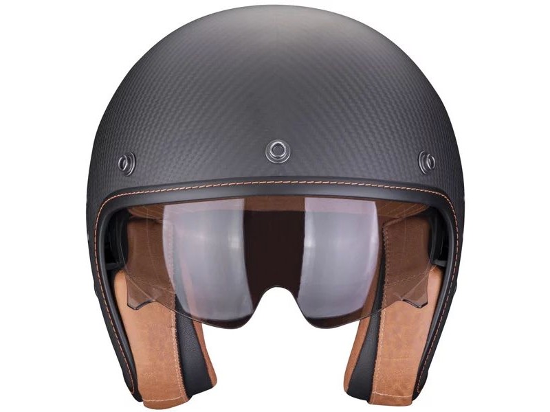 Casca open face SCORPION BELFAST EVO CARBON SOLID Casca open face SCORPION BELFAST EVO CARBON SOLID