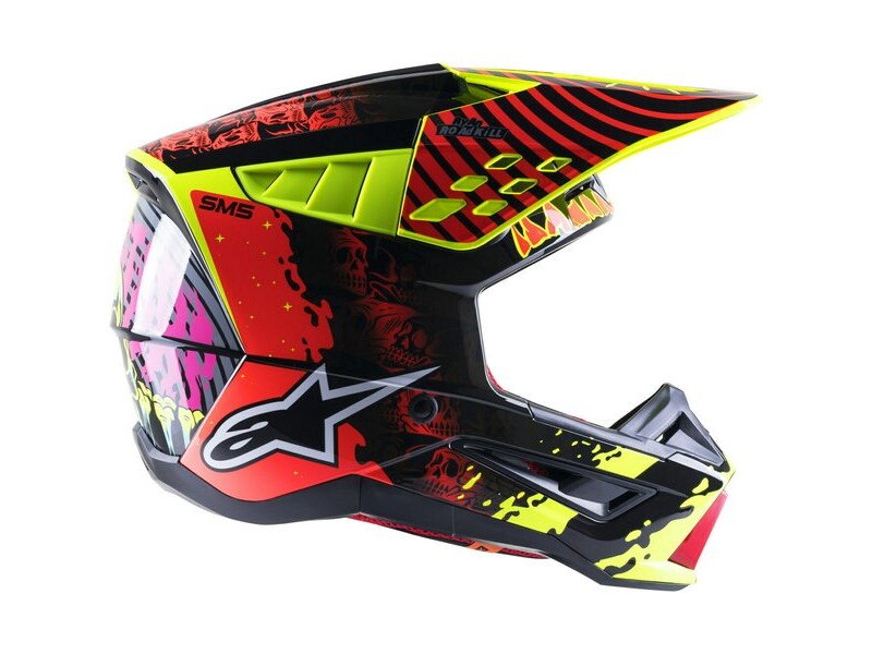 Casca cross-enduro Alpinestars Supertech S-M5 SOLAR FLARE Casca cross-enduro Alpinestars Supertech S-M5 SOLAR FLARE
