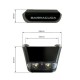 Lampa numar din aluminiu pe led omologata BARRACUDA