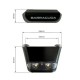 Lampa numar din aluminiu pe led omologata BARRACUDA