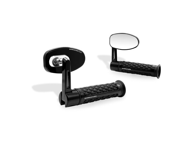 Oglinzi capat de ghidon BARRACUDA SKIN-R BAR END B-LUX