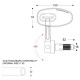 Oglinzi capat de ghidon BARRACUDA SKIN-R BAR END B-LUX