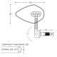 Oglinzi capat de ghidon BARRACUDA SKIN-X BAR END B-LUX Oglinzi capat de ghidon BARRACUDA SKIN-X BAR END B-LUX