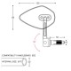 Oglinzi capat de ghidon BARRACUDA SKIN-X BAR END B-LUX Oglinzi capat de ghidon BARRACUDA SKIN-X BAR END B-LUX