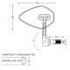 Oglinzi capat de ghidon BARRACUDA SKIN-X BAR END B-LUX Oglinzi capat de ghidon BARRACUDA SKIN-X BAR END B-LUX