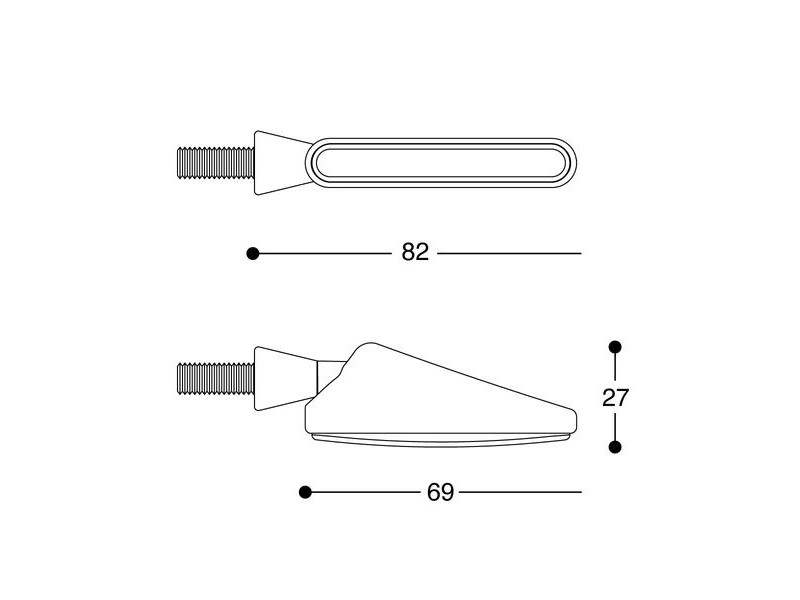 Semnalizatoare led secventiale BARRACUDA SQ-LED BASIC (set) Semnalizatoare led secventiale BARRACUDA SQ-LED BASIC (set)